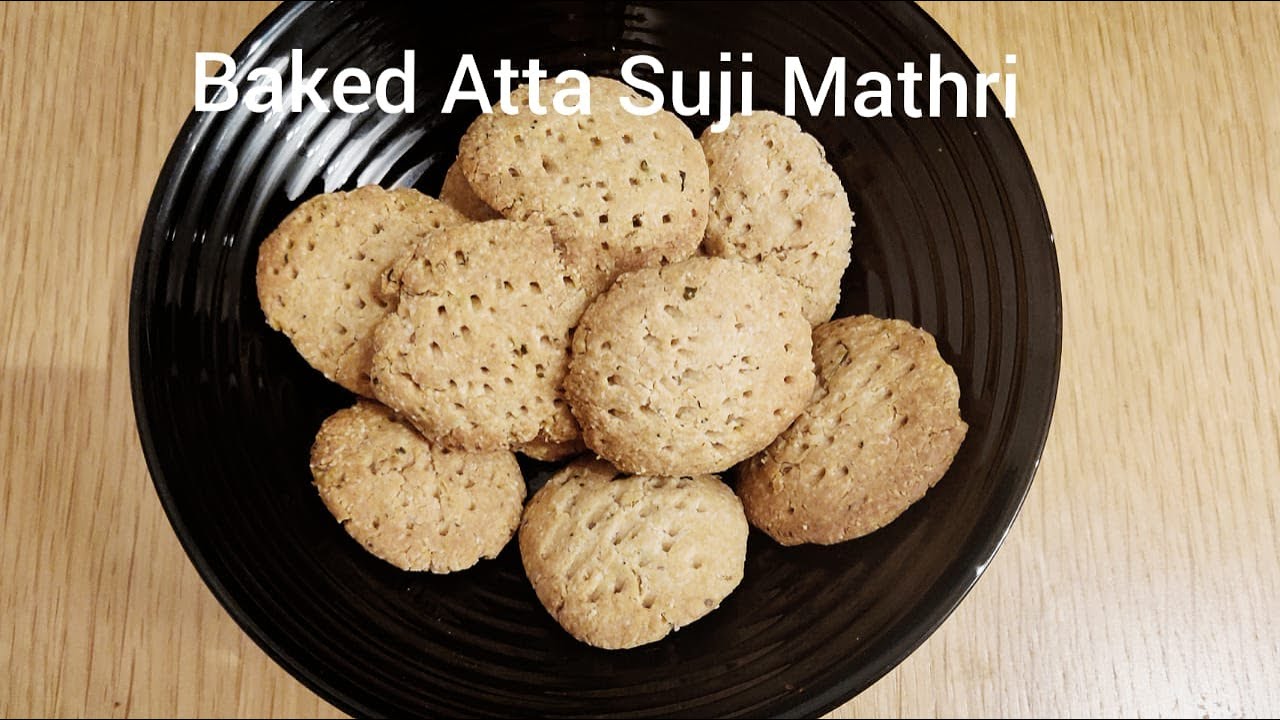 Baked Atta Suji Mathri | Deepawali Special | Without Frying | Crispy | Quick to prepare