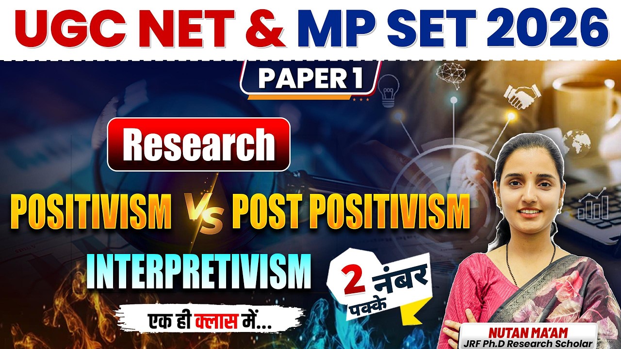 Research Philosophy Explained | Positivism, Post-Positivism & Interpretivism | UGC NET 2026