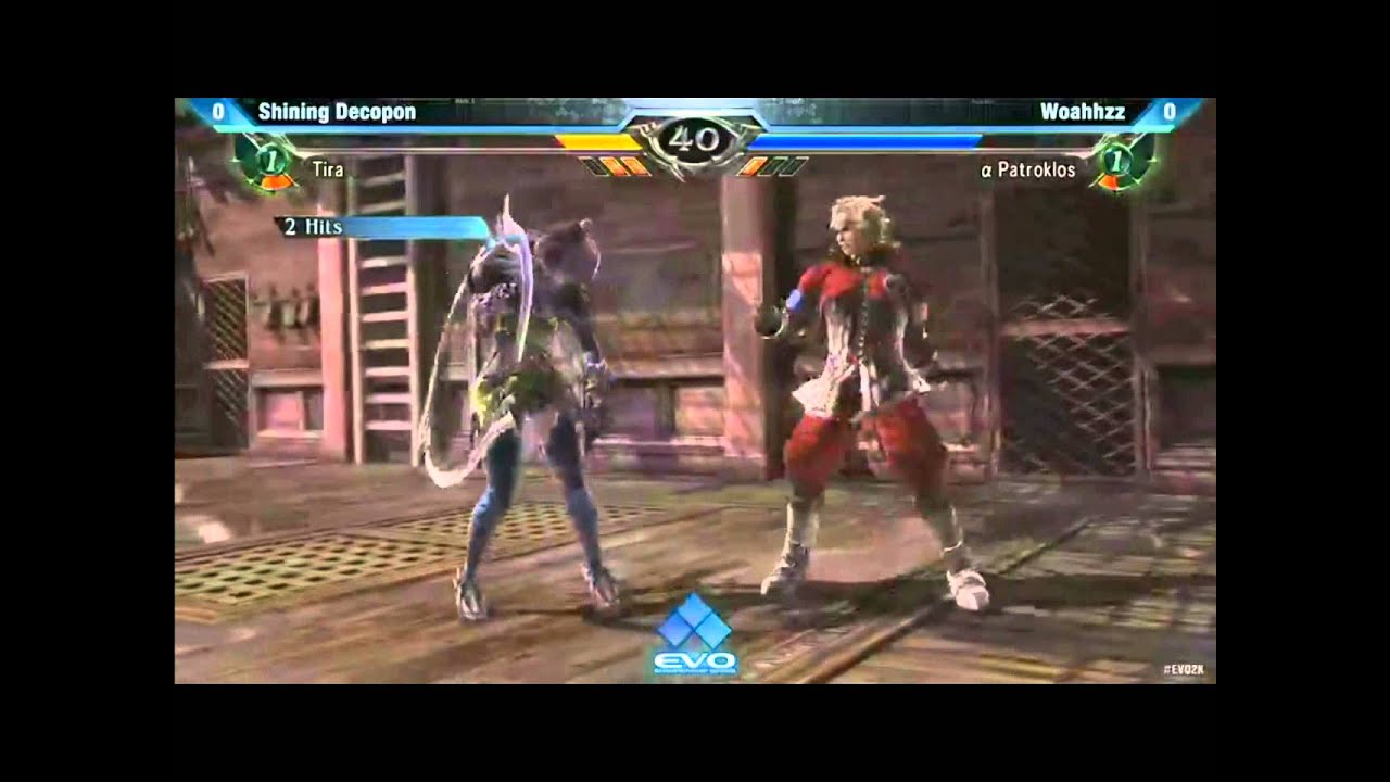 SoulCalibur V EVO 2012 Finals - Shining Decopon Vs. Woahhzz