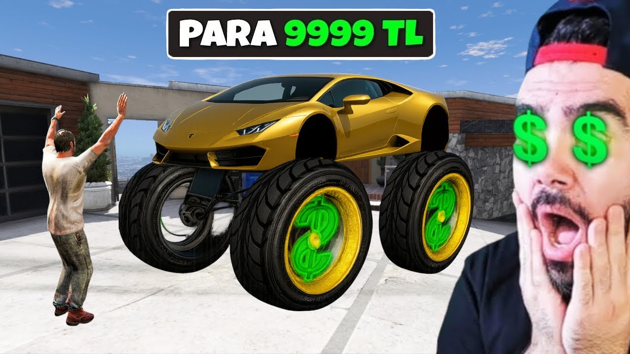 TREVORUN ARABASINI TROLL YAPIP LAMBORGHINI YAPTIM - GTA 5 MODS