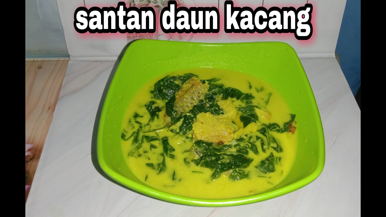 CARA MEMASAK DAUN KACANG YANG ENAK