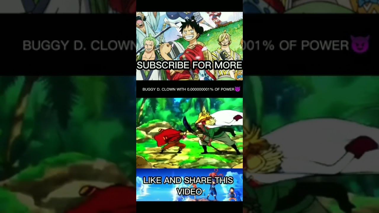 BUGGY WITH 0.00001% OF POWER😈(ONE PIECE)