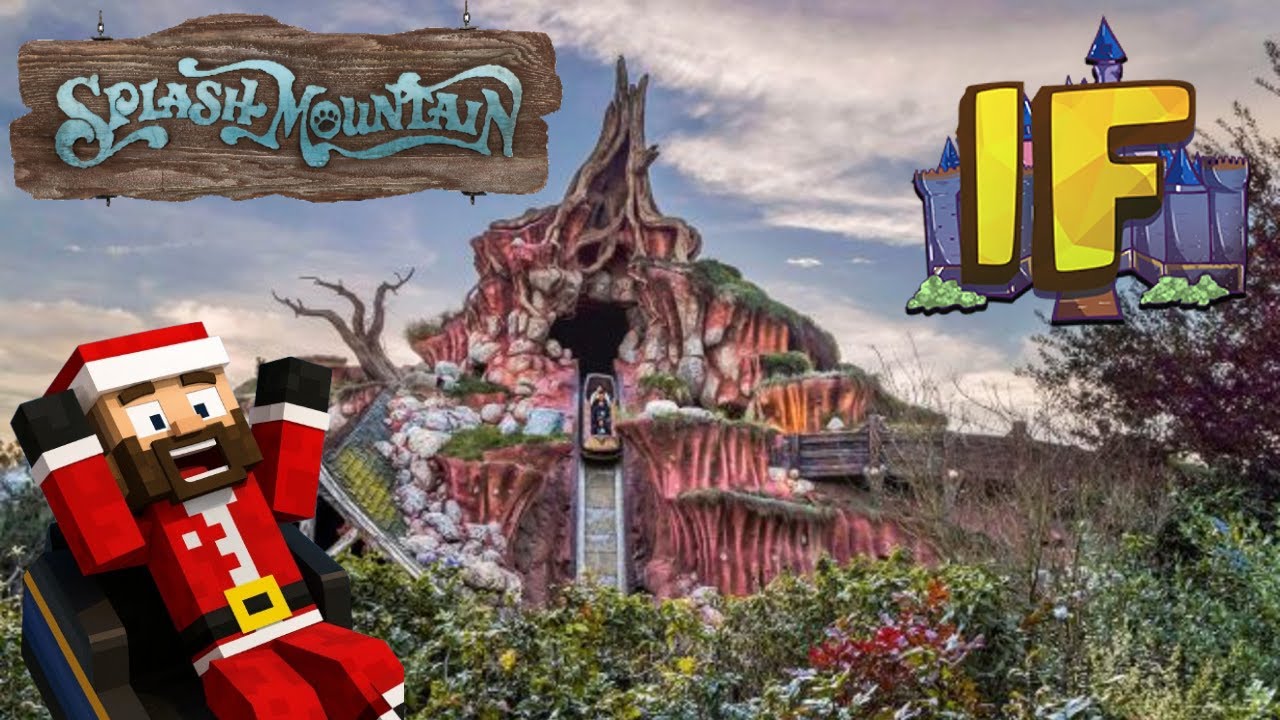 Splash Mountain Recreated in Minecraft?! 🌊🐰 | ImagineFun