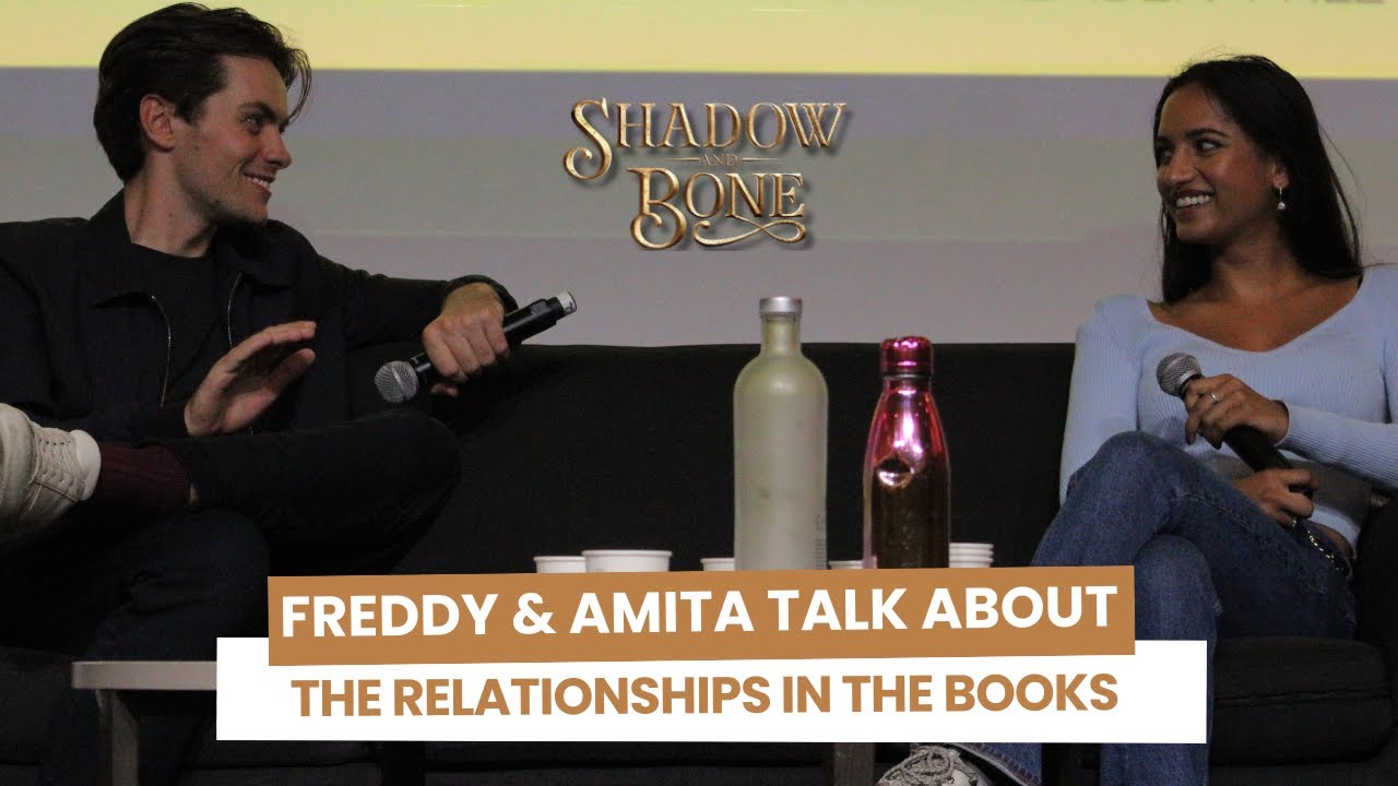 Freddy Carter & Amita Suman talk about their funniest scene and Shadow And Bone's relationships.