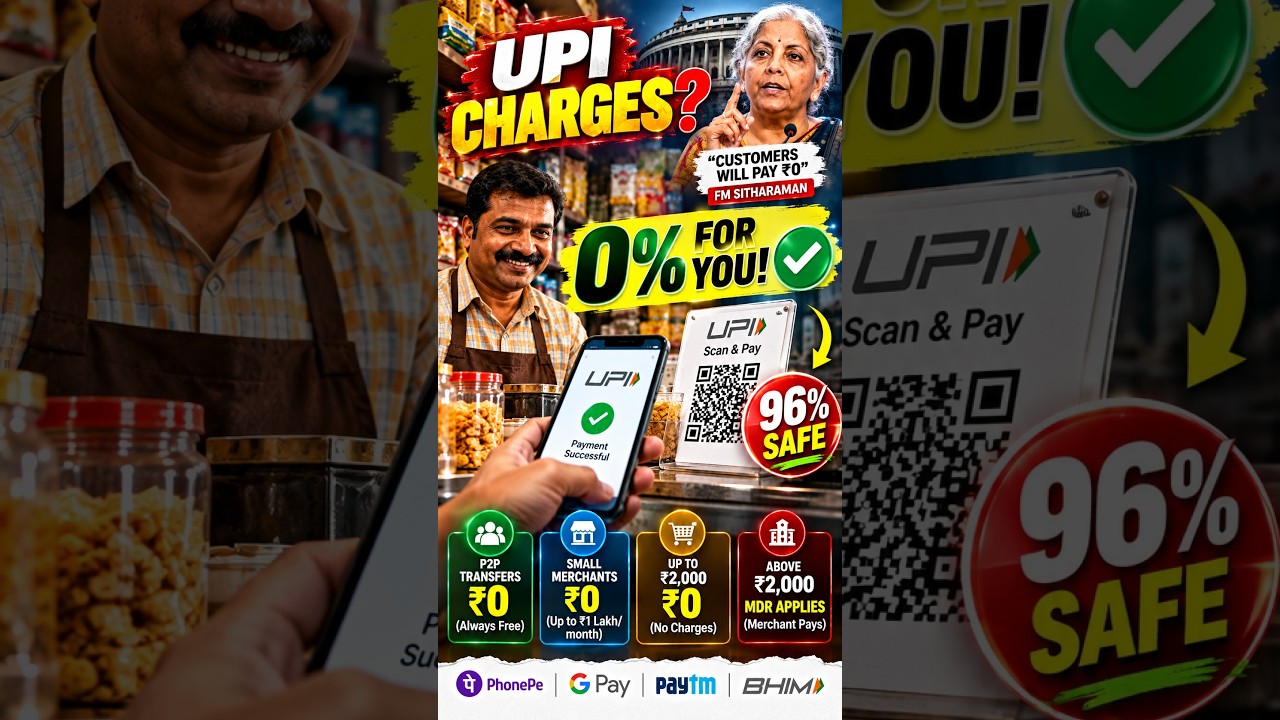 UPI Charges Above ₹2,000? Here's The Truth! 😱💳