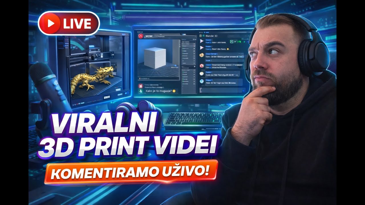Gledamo i komentiramo Viralne 3D Print Videe - Chit Chat