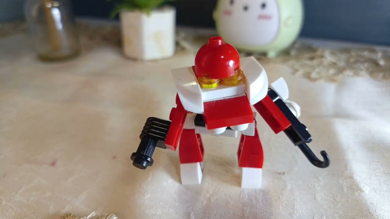 ROBOT MERAH BERGERAK SENDIRI | STOP MOTION |#robot #RED #stopmotion #block