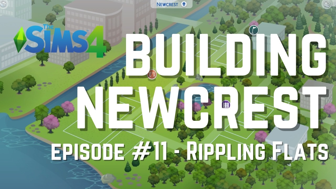 Building Newcrest: Episode #11 | The Sims 4 Speed Build | Family Home | Base Game Only | Chatting