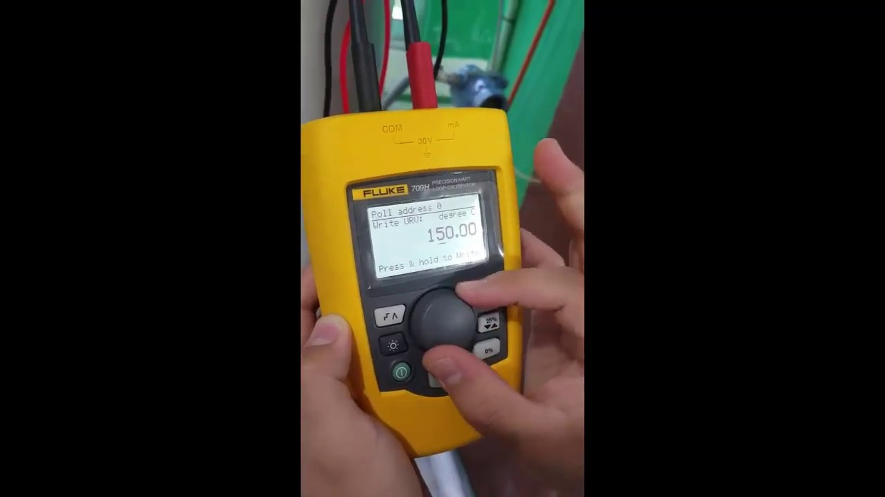 Calibración de instrumentos industriales por medio del configurador FLUKE 709-H