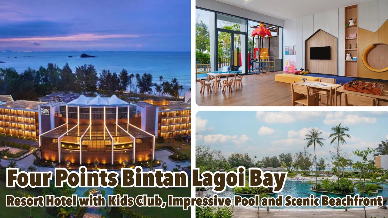 Four Points Bintan Lagoi Bay | Курортный отель с детским клубом, впечатляющим бассейном и живопис...