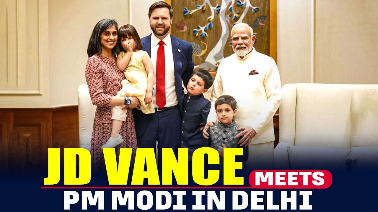 U.S Vice President JD Vance meets PM Narendra Modi at 7LKM I New Delhi I India