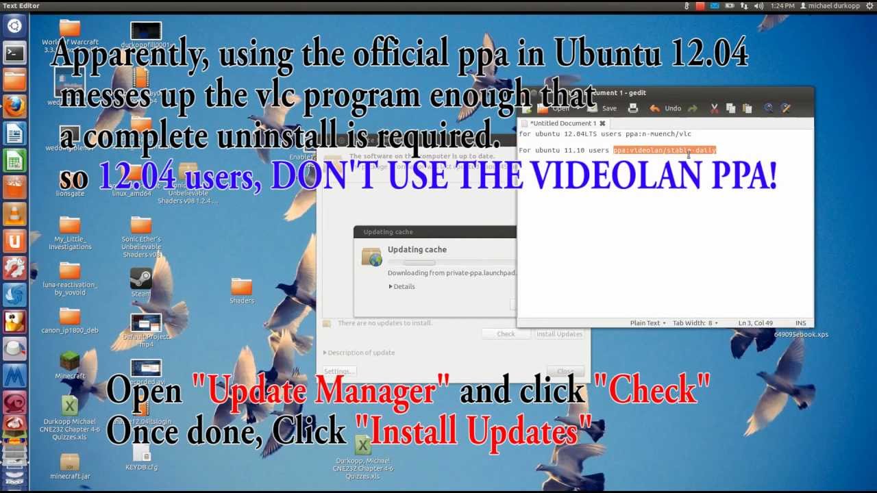 How to upgrade VLC to 2.0.2 and Enable it to play Blu-ray movies (Ubuntu)