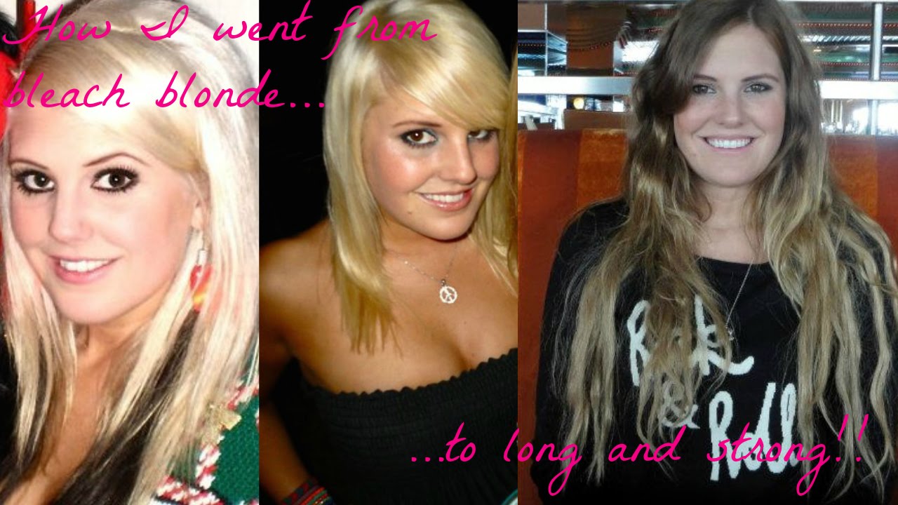 How to: growing your hair out after bleaching it for years!