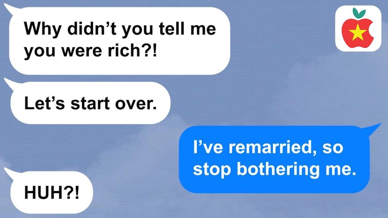 【Apple】My ex-wife shows up in front of my house and tries to get back with me after cheating on me.