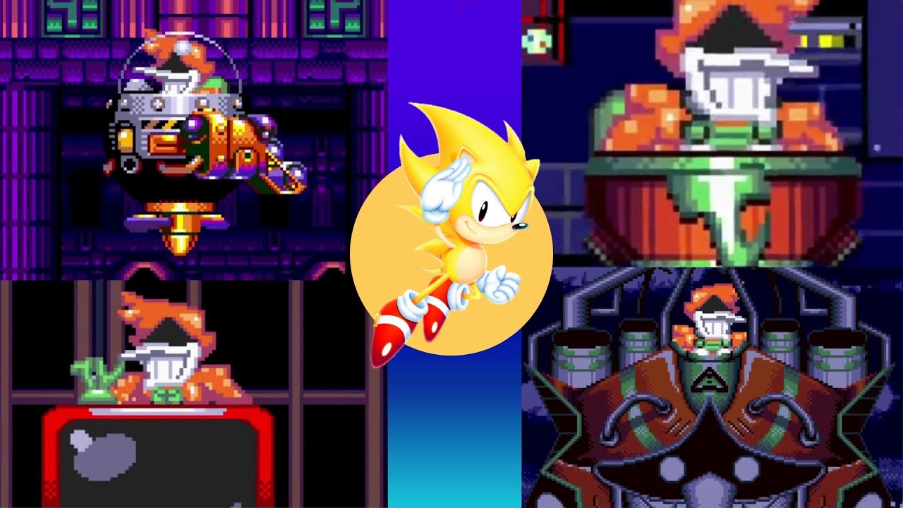 Sonic 3 & Tenna ✪ (All Bosses as Super Sonic) ✪ Pt1