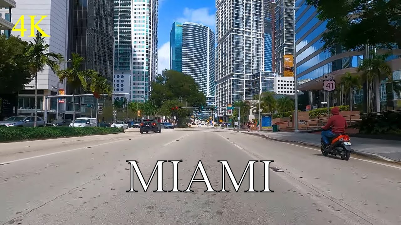 Miami 4K - Day Drive - USA