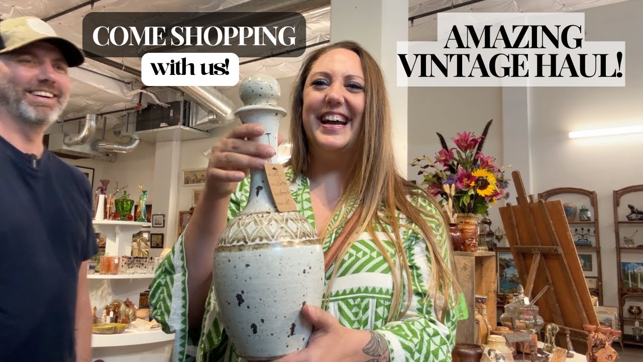 SHOPPING SOME OF OUR FAVORITE PLACES! | Thrift with Us | Shopping Vintage