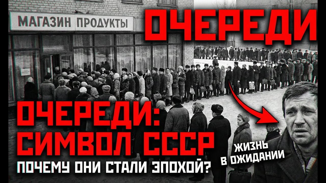 Почему очереди стали символом целой эпохи