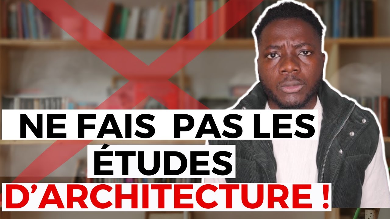 3 Raisons surprenantes de Ne PAS choisir les études d'architecture ! Vous serez surpris...