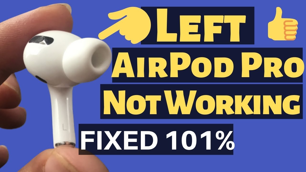 8 Fix, Left AirPod Pro Not Working 101%: Easy Solutions For Big Problem [2026]