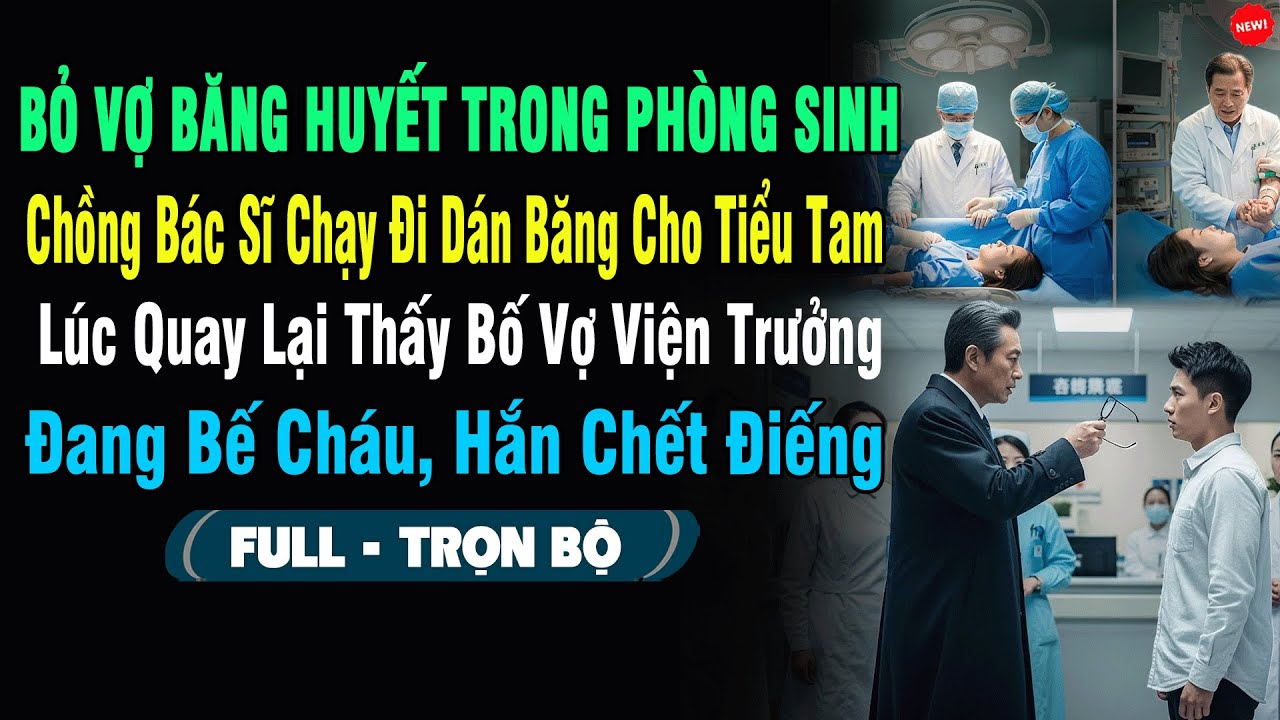 💖Bỏ Vợ Băng Huyết Ở Phòng Sinh, Chồng Bác Sĩ Bên Tiểu Tam, Quay Lại Thấy Bố Vợ Viện Trưởng Bế Cháu..