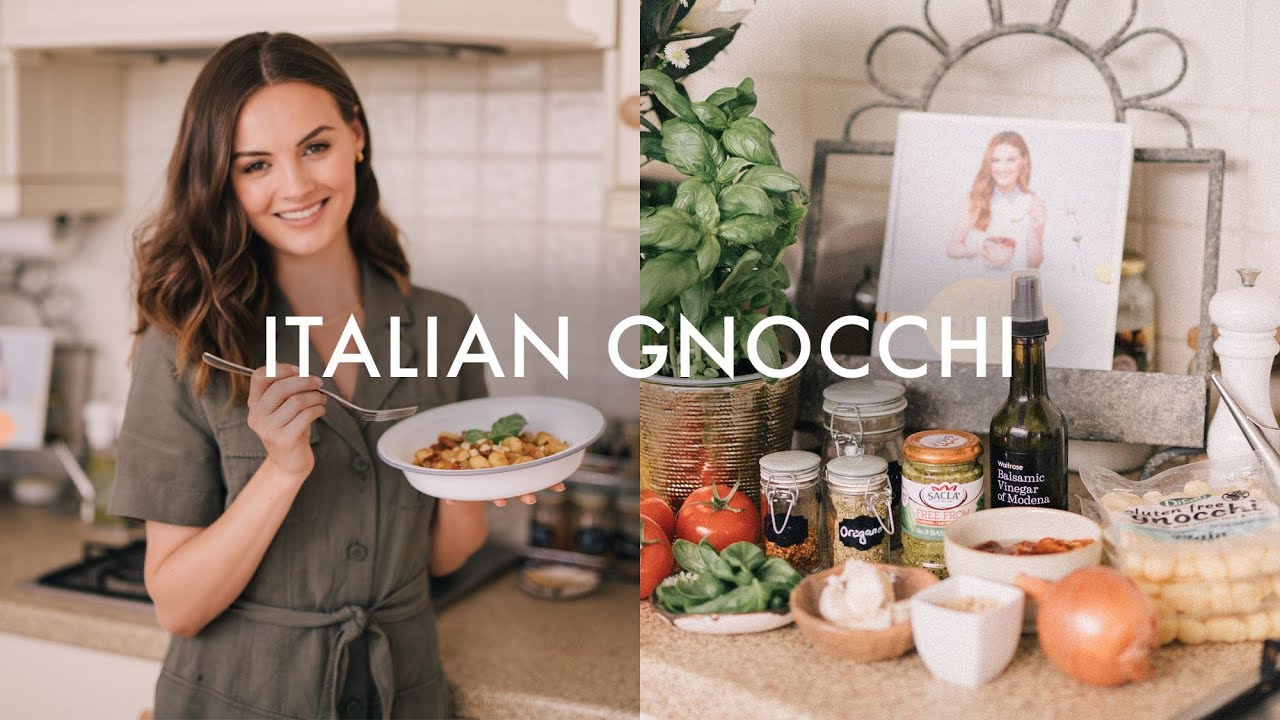 MY ITALIAN GNOCCHI RECIPE with roasted tomatoes and pesto