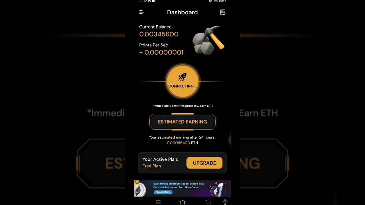 eth mining app android eth mining app real or fake ETH mining app 2025 #ethminingapp #ethereum