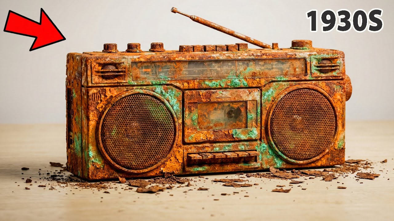 Total Restoration of a $1000 Antique Marantz PMD201 Cassette Recorder | Restore TV