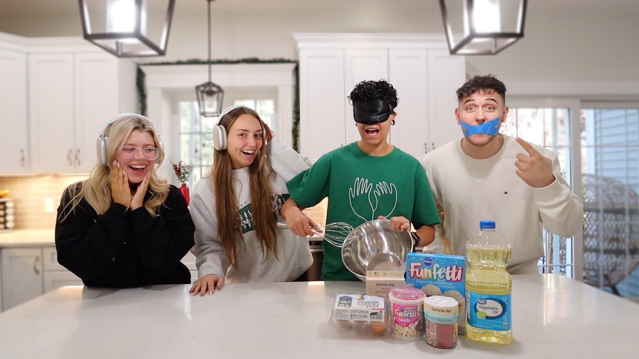 BLIND, DEAF, AND MUTE BAKING CHALLENGE! Pt 3