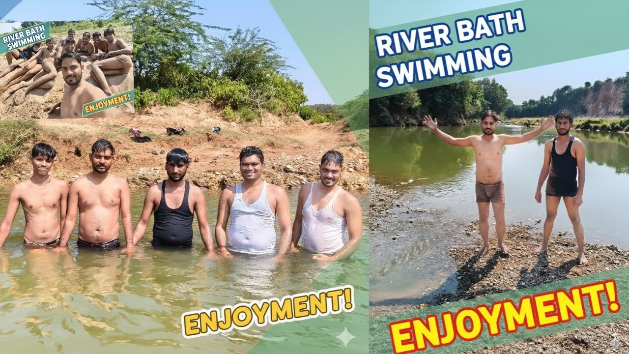 RIVER BATH,SWIMMING and ENJOYEMNT | #Blogs #mr.udayy #enjoy