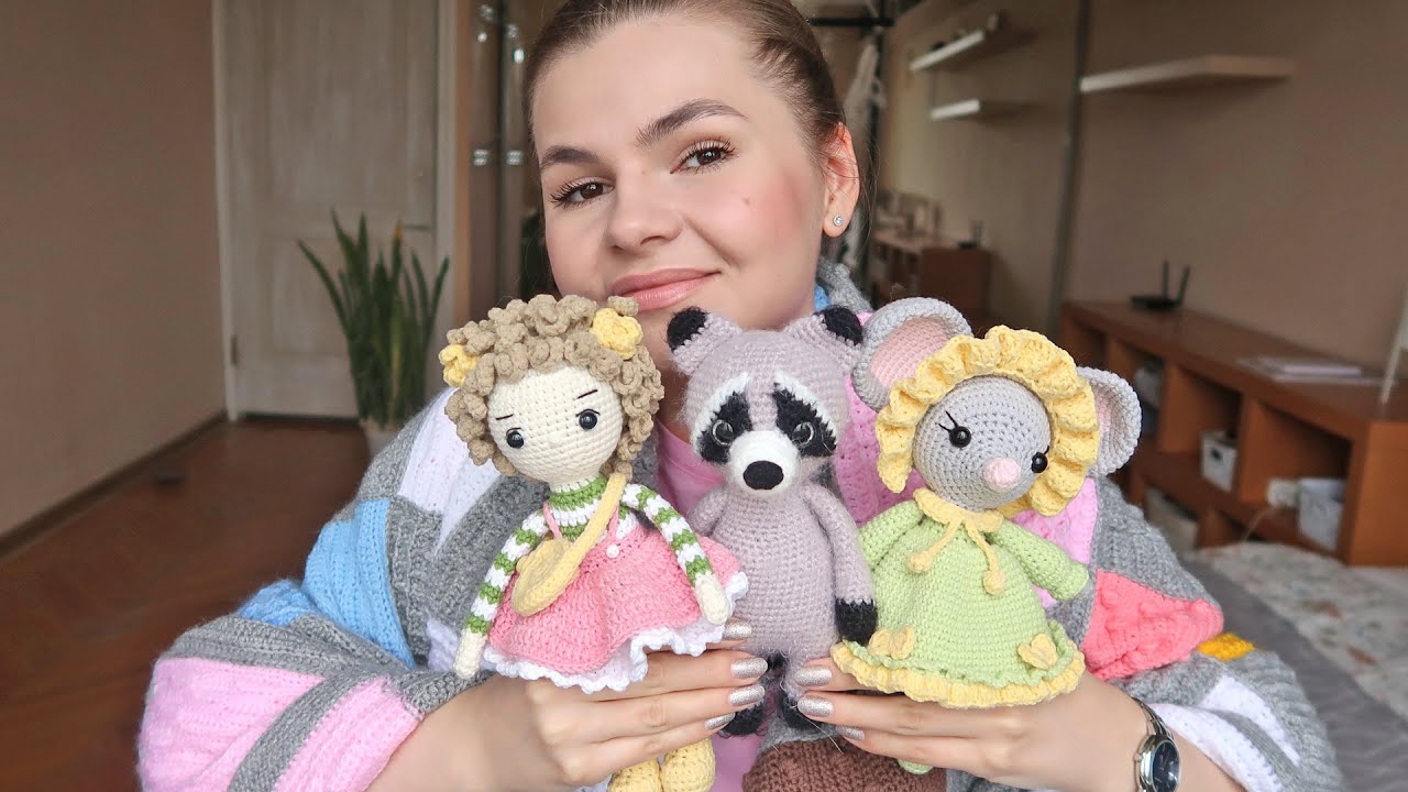ГОТОВЫЕ РАБОТЫ: игрушки и плед мотивами!