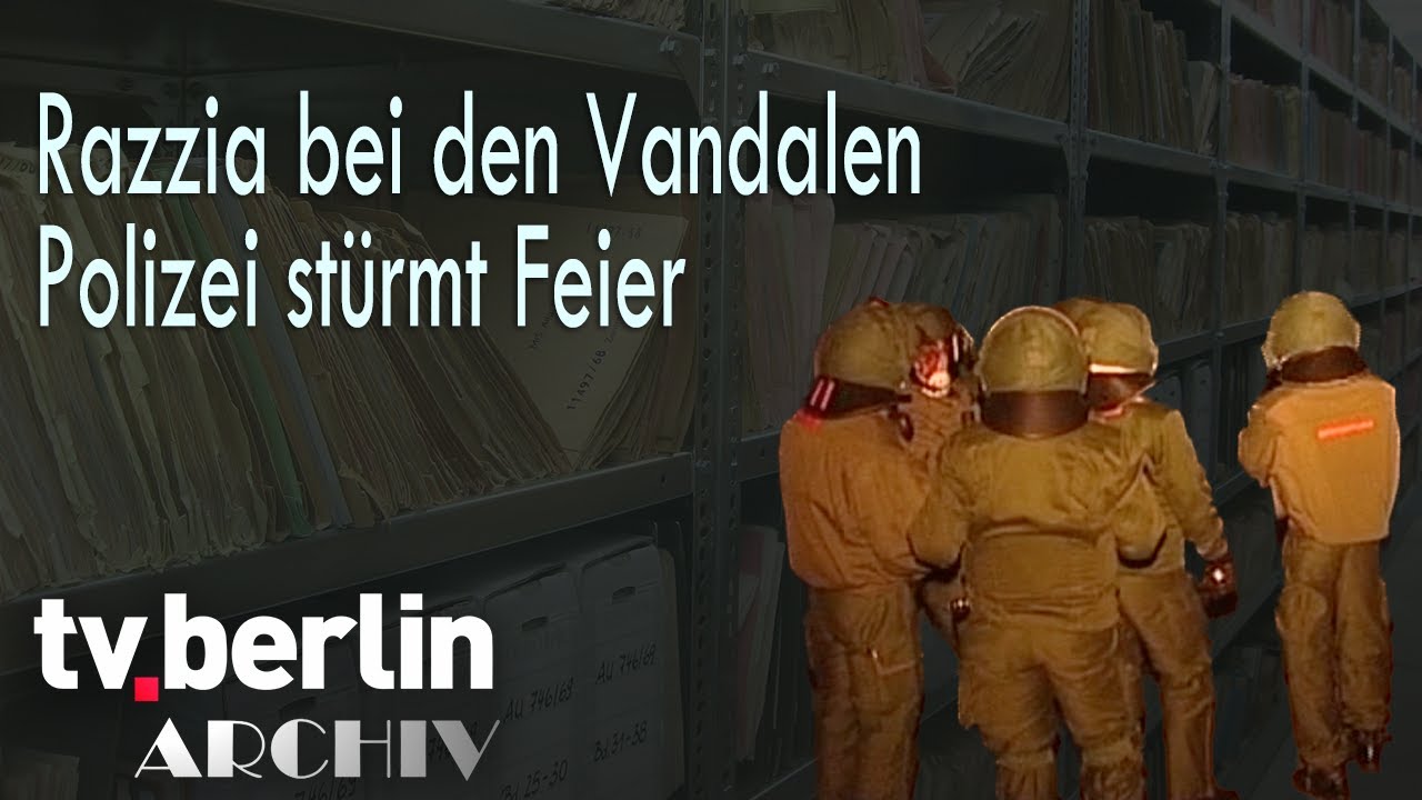 Razzia bei den Vandalen Polizei st&uuml;rmt Feier