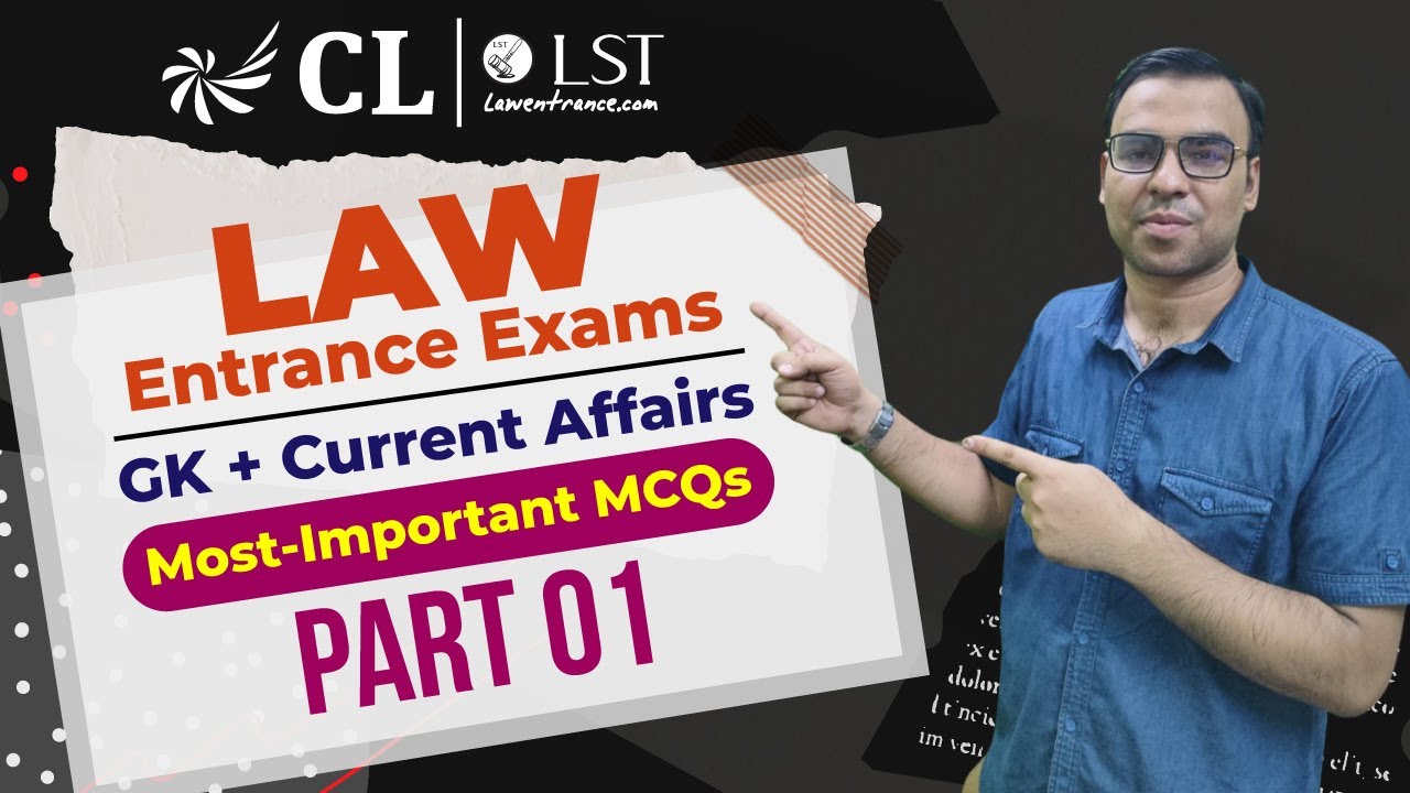 Law Entrance GK Revision | Most Expected Concepts & Questions - 01 | CLLST