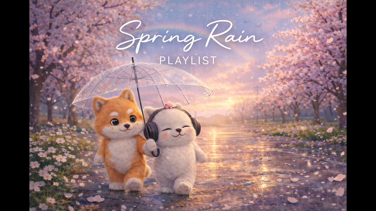 [Playlist] 봄비 내리는 날, 🌧️비워낸 자리에 머무는 16곡의 에필로그🫧🎧
