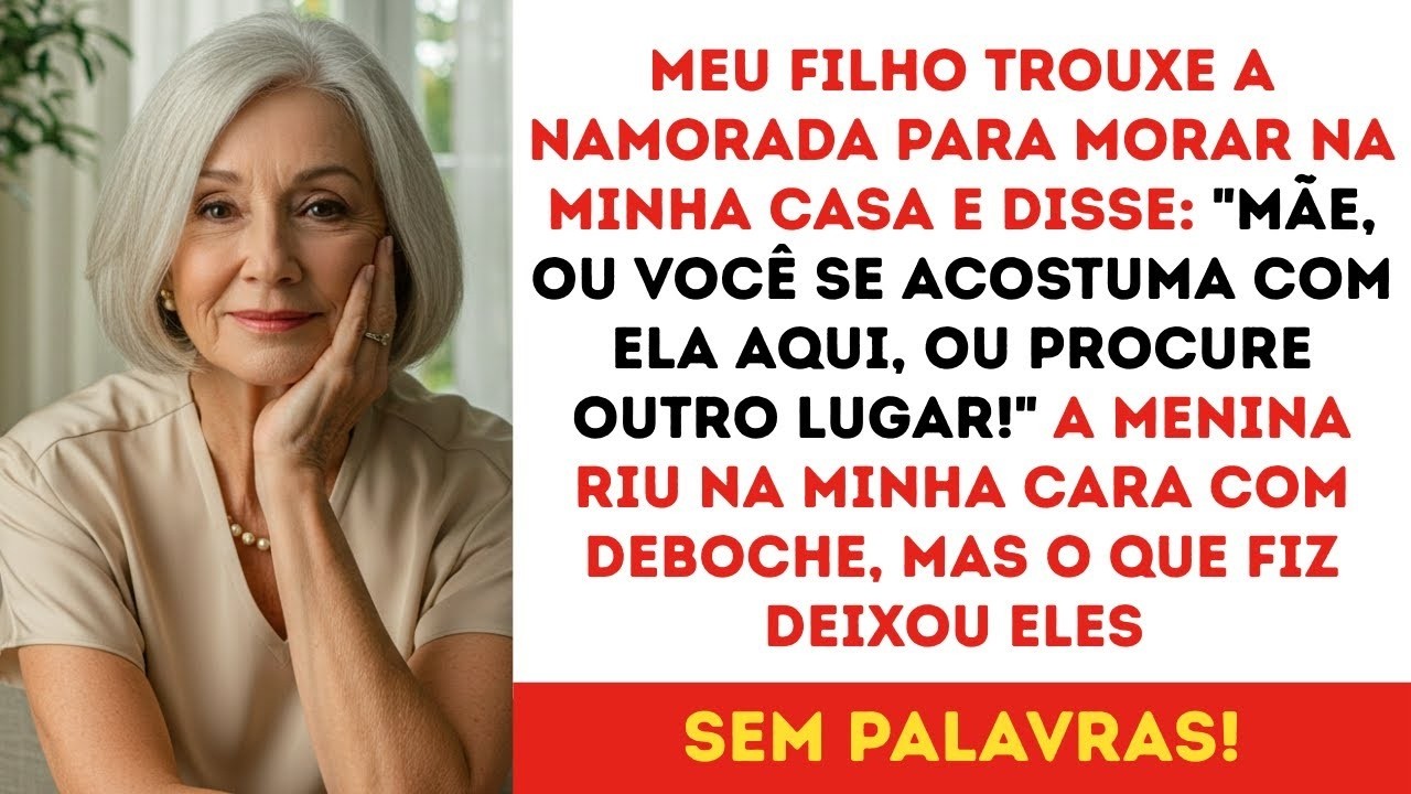 Meu filho trouxe a namorada para morar na minha casa e disse 