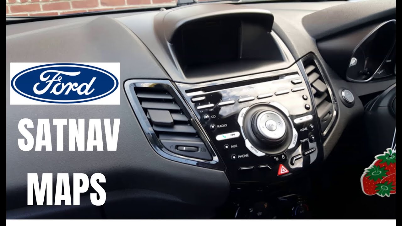 SATNAV MAP UPDATE FOR 2013-2017 FORD FIESTA