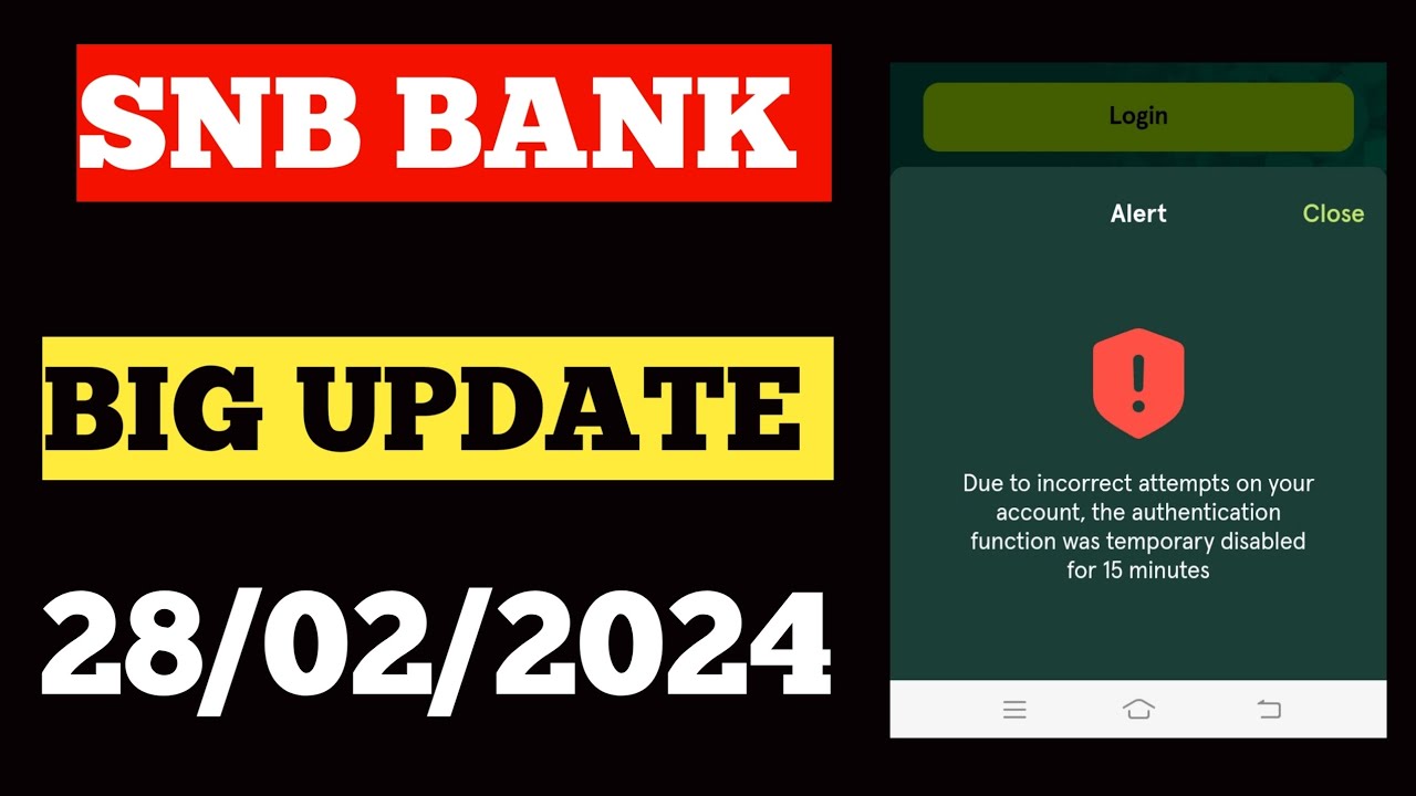 SNB Bank App Login Problem Solve / SNB login Problem/Snb QuickPay login Problem /Snb App problem