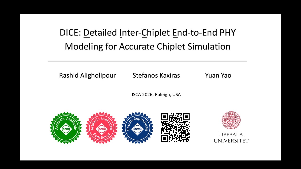 [ISCA 2026] DICE: Detailed Inter-Chiplet End-to-End PHY Modeling for Accurate Chiplet Simulation