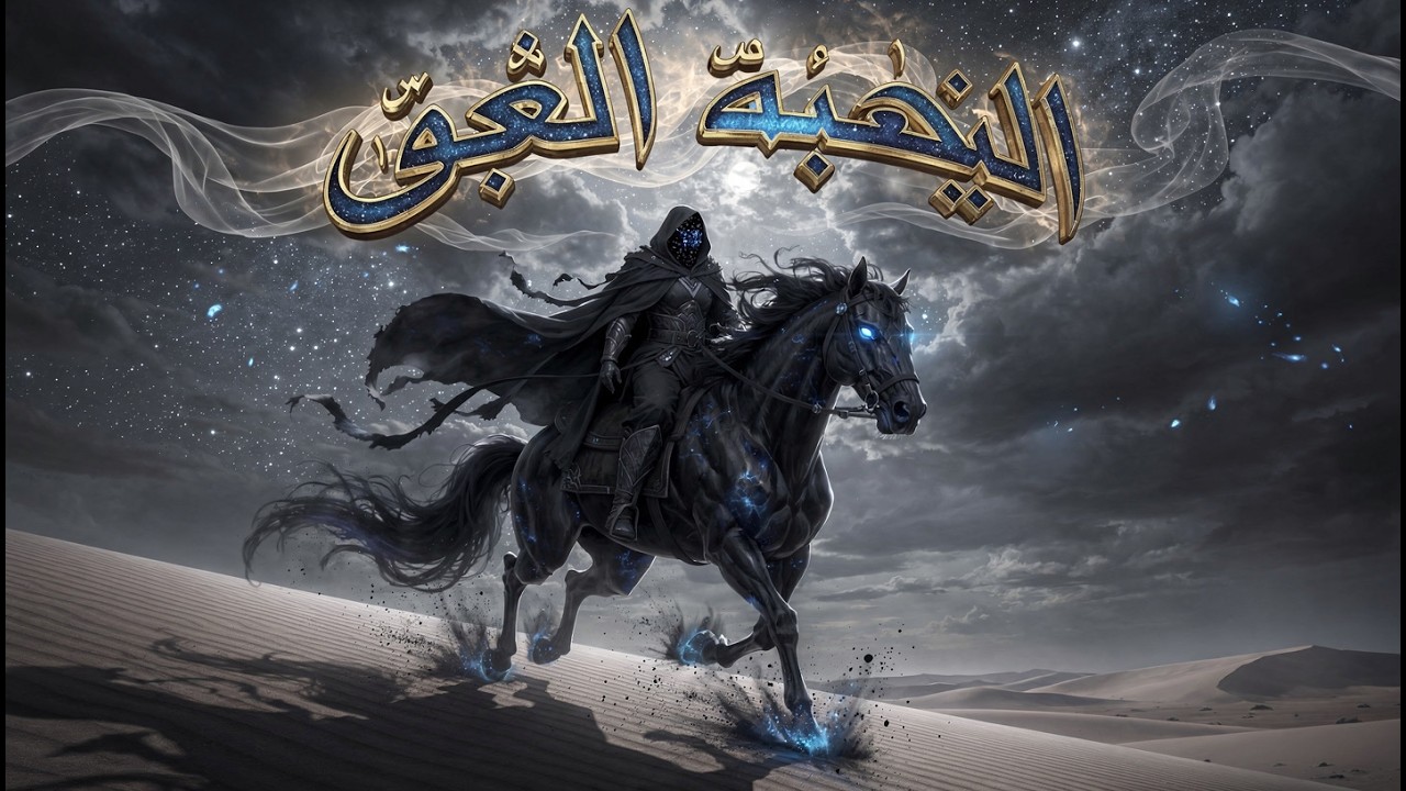لا تذهب إلى الصحراء وحدك... أسطورة الحصان الأسود الذي يعرف ذنوبك 🐎🌑