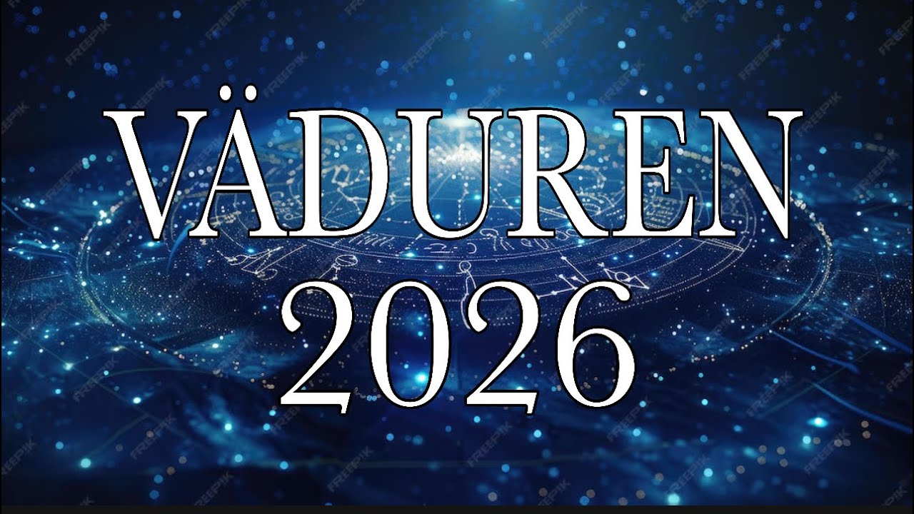VÄDUREN 2026.OHHHH...PENGAAAR.... OCH KÄRLEK!!!