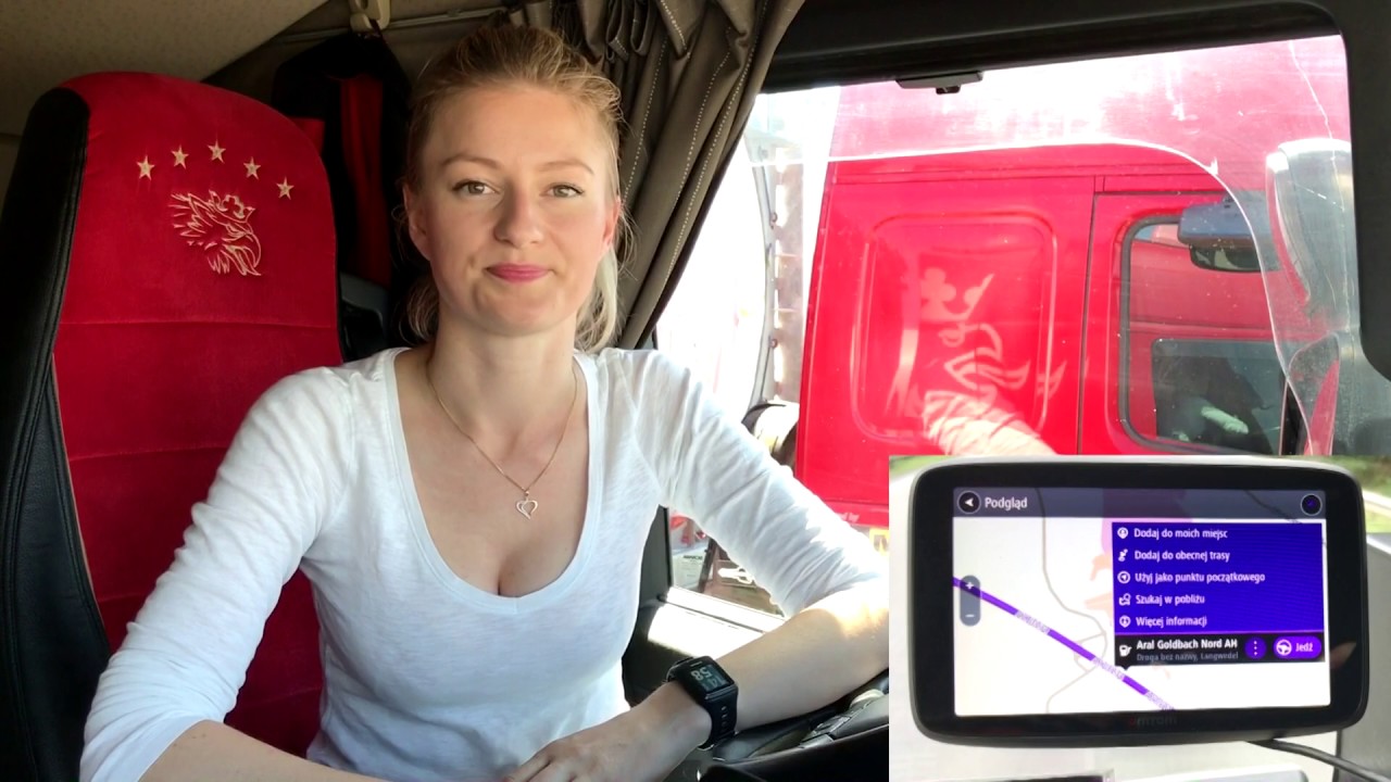 TomTom Go Professional test - Iwona Blecharczyk Trucking Girl