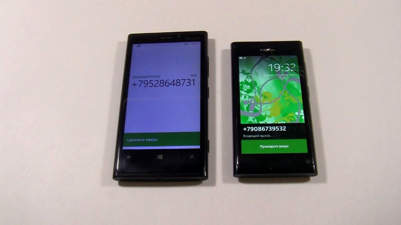 Nokia Lumia 920 & Nokia N9 incoming call