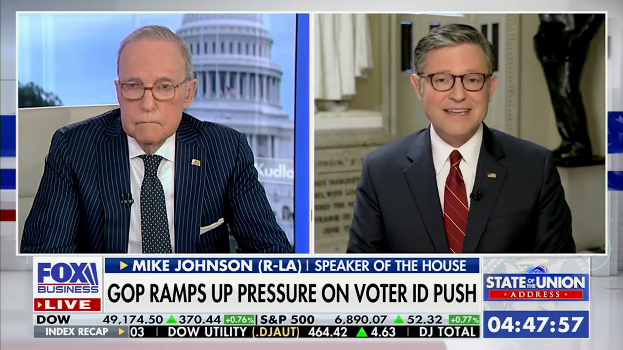 Speaker Johnson Joins Kudlow on Fox Business
