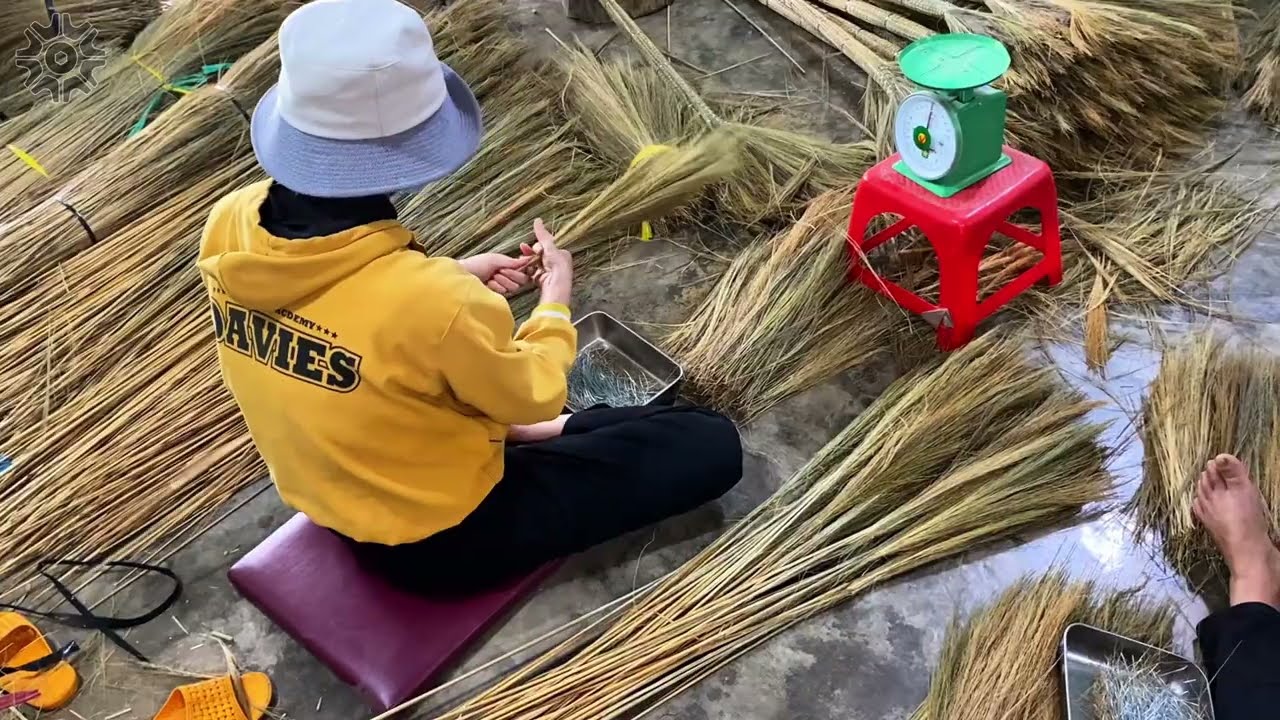Quy trình sản xuất chổi đót tại Việt Nam: Từ cây đót rừng đến sản phẩm thủ công