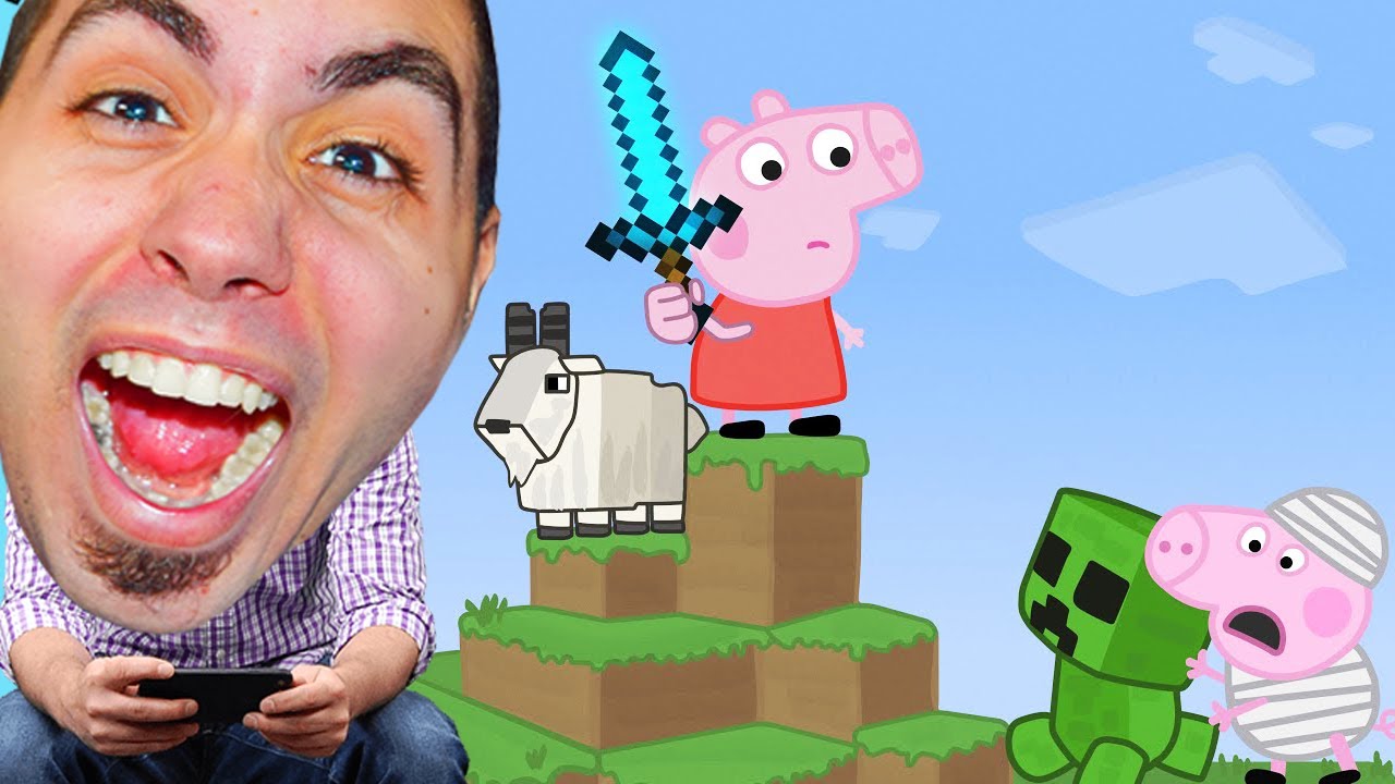 PEPPA PIG GIOCA A MINECRAFT!!