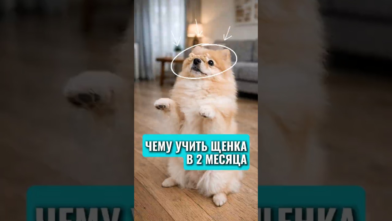 Только 1% владельцев учат щенка ЭТОМУ #животные #собака