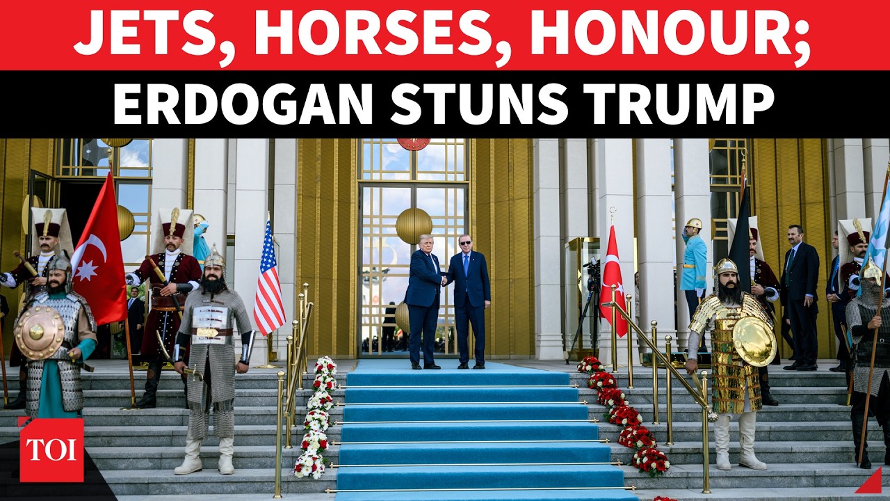 Trump Welcomed Like Never Before; Turkish Stars, Ottoman Archers & Cavalry Roll Out Grand Reception