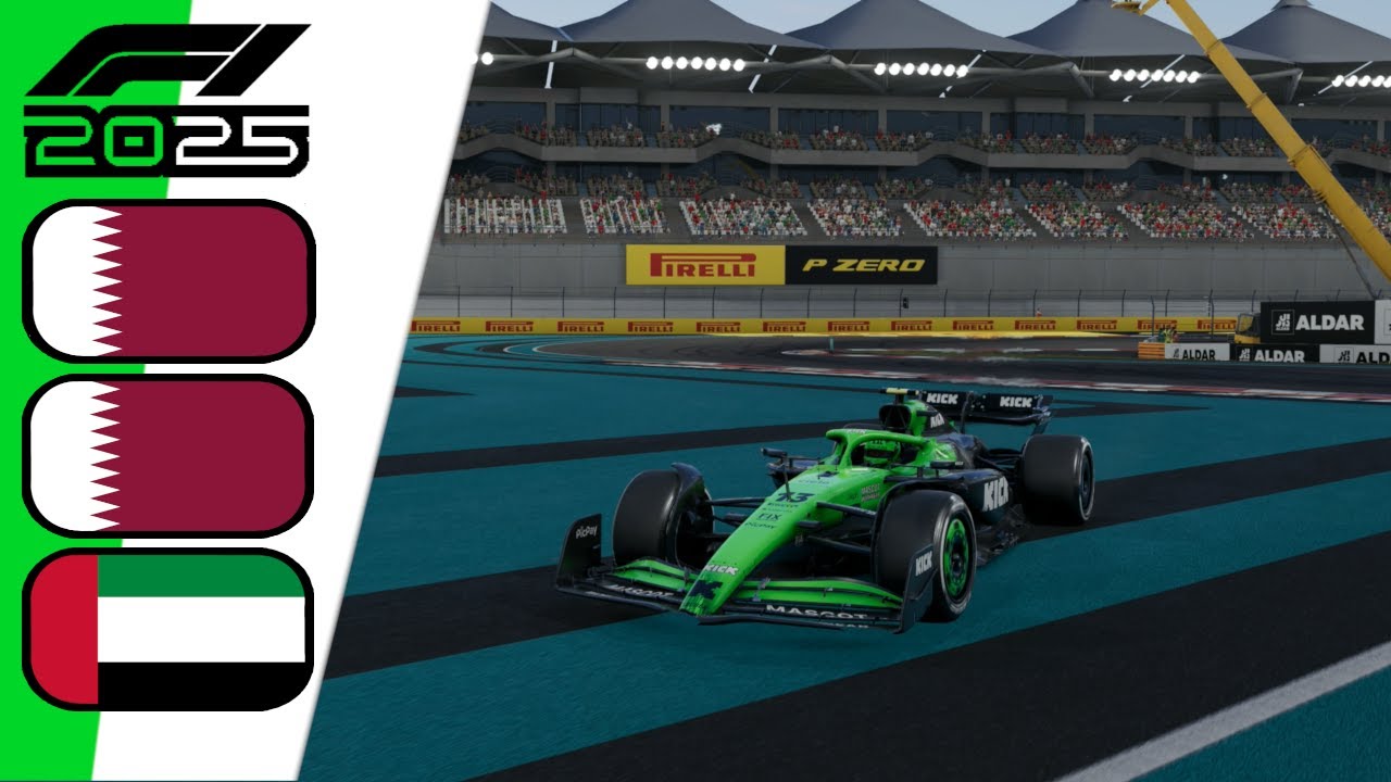 F1 2025 Sauber Karriere Highlights #012 - Qatar Sprint/GP, Abu Dhabi GP | Formel 1 2025 Karriere