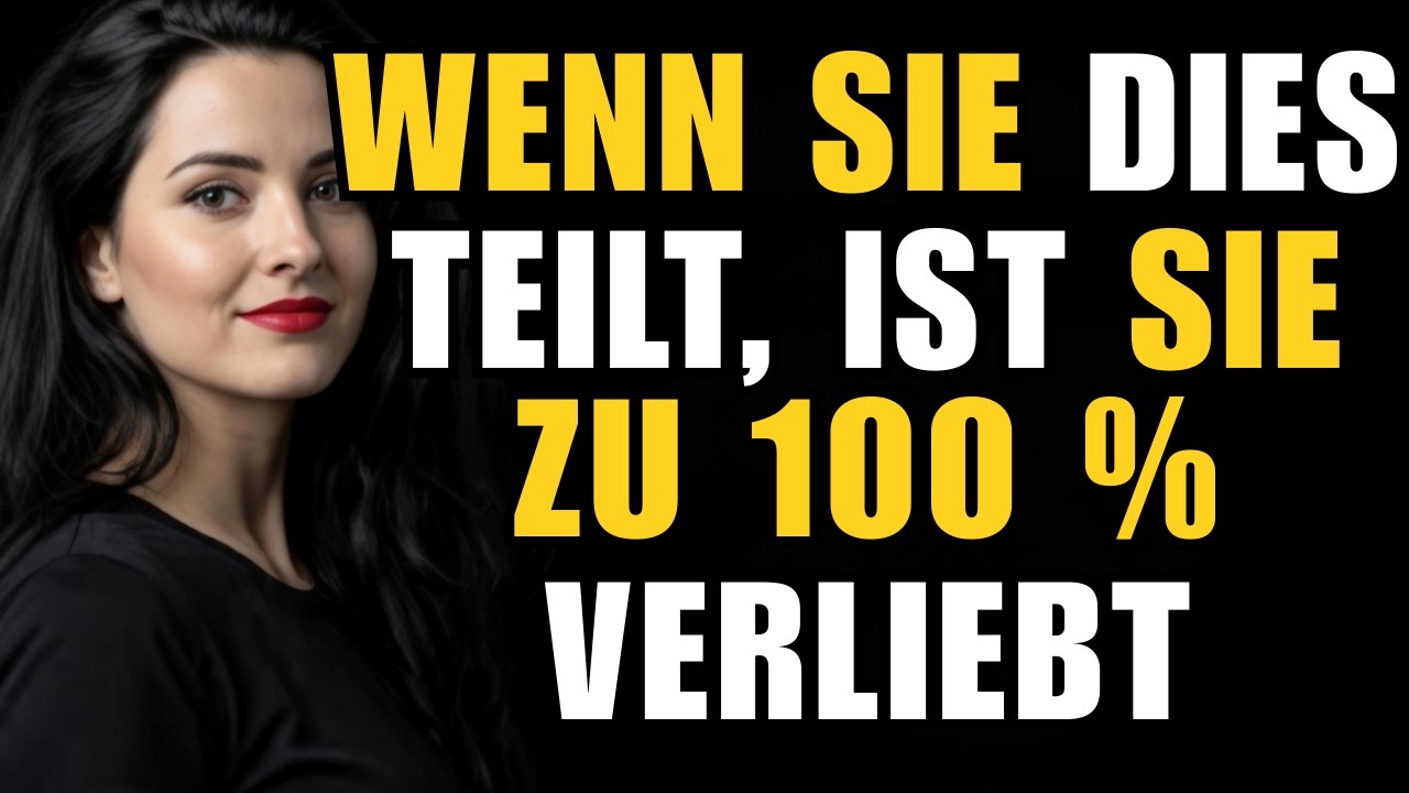 Wenn sie das teilt, ist sie zu 100 % in dich verliebt! Schau es dir an, bevor es zu spät ist Weibli
