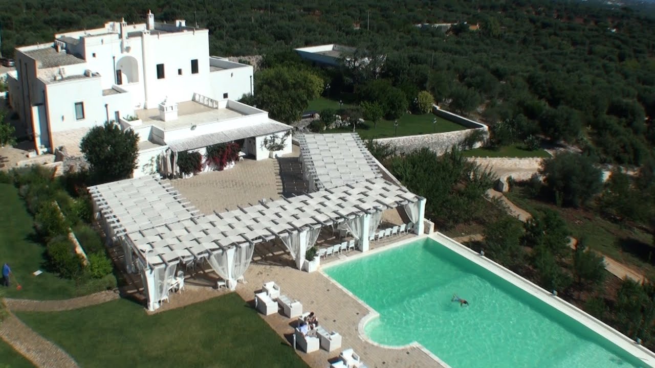 Meravigliose MASSERIE di PUGLIA dal cielo (edizione 2015) riprese aeree